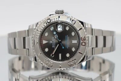 Rolex Yatch-Master 268622 Stainless Steel 37mm Rhodium B&P 2018