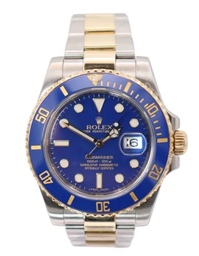 Rolex Submariner 116613LB Blue Dial 40mm Steel & 18k Gold Box & Papers 2013