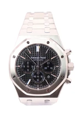 Audemars Piguet Royal Oak Chronograph 41MM 26320ST.OO.1220ST.01 Black B&P 2017