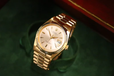 Rolex Datejust 36MM Presidential Sword Hands 18K Yellow Gold 1601 Boxed 1966