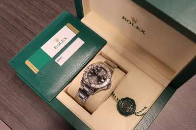 Rolex Yatch-Master 268622 Stainless Steel 37mm Rhodium B&P 2018