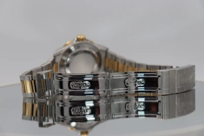 Rolex Submariner Date 18K Yellow Gold & Steel 16613 Blue Dial Box & Papers 2002