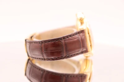 Rolex Daytona Zenith 18K Yellow Gold White Arabic Dial Leather 16518 Circ 1996