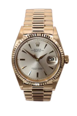 Rolex Datejust 36MM Presidential Sword Hands 18K Yellow Gold 1601 Boxed 1966