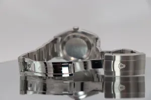 Rolex Oyster Perpetual 36MM Blue Baton Dial Oyster 126000 Boxed Circa 2021