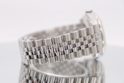 Rolex Datejust 36mm 18ct Steel Pink Wave Dial Jubilee 116234 2015