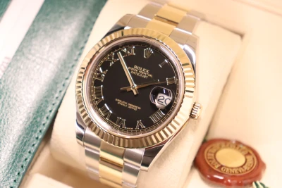 Rolex Datejust II Steel & 18K Yellow Gold & Steel 116333 Box & Papers 2014