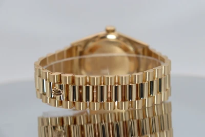 Rolex Datejust 36MM Presidential Sword Hands 18K Yellow Gold 1601 Boxed 1966