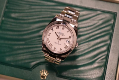 Rolex Datejust 41MM Stainless Steel White Roman Dial 126300 Box & Papers 2022