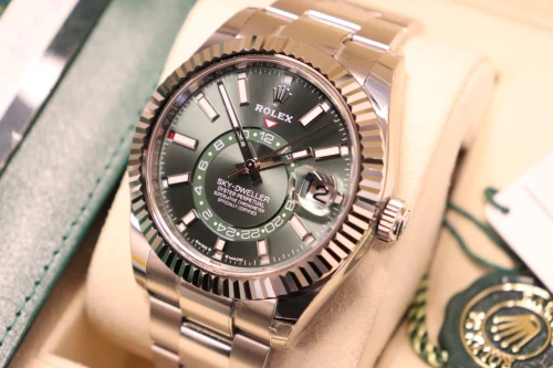 Rolex Sky-Dweller 336934 Mint Green Dial 42mm Stainless Steel 2024 Full Set Stickered