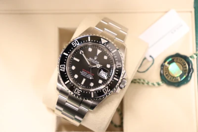 Rolex Seadwller Anniversary Red Writing 43MM Sstainless Steel 126600 Box & Papers 2021