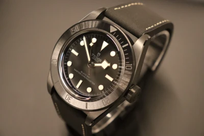 Tudor Black Bay Ceramic Black Dial Rubber Strap 79210CNU Box & Papers 2022
