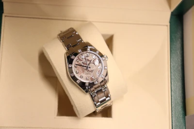 Rolex Pearlmaster 34MM Goldust Dream Diamond Dial 81319 Boxed Circa 2009