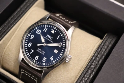 IWC Pilot’s Watch Mark XVIII Edition Steel Blue Dial IW327004 Boxed Circa 2012