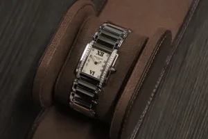 Patek Philippe Twenty 4 Quartz Steel Factory Diamond 4910/10A-001 B&P 2014