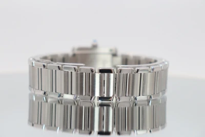 Cartier Tank Francise 24MM White Dial Stainless Steel 3284 B&P 2001
