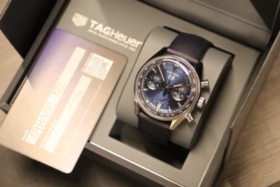 Tag Heuer Carrera Chrono 39MM Stainless Steel Blue Dial CBS2212.FC6535 B&P 2023