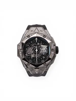 Hublot Big Bang Sang Bleu 45mm Titanium 418.NX.1107 Box & Papers