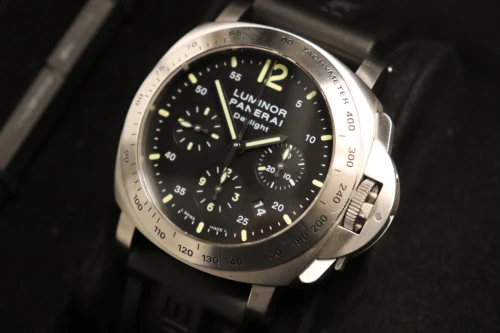 Panerai Luminor GMT Daylight 44mm Stainless Steel Black Dial PAM00250 2007 Full Set