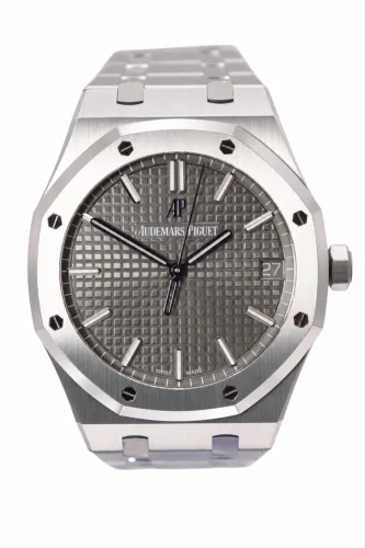 Audemars Piguet Royal Oak 41mm Stainless Steel Grey Dial 15500ST 2021 Full Set