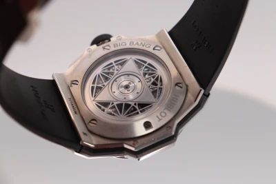 Hublot Big Bang Sang Bleu 45mm Titanium 418.NX.1107 Box & Papers