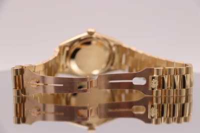 Rolex Datejust 36MM Presidential Sword Hands 18K Yellow Gold 1601 Boxed 1966