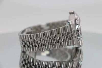 Rolex Datejust 36MM 116200 Aftermarket WG Diamond Bezel Black Dial B&P 2018