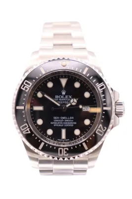 Rolex Deepsea Seadweller 44MM Stainless Steel Black 116660 Box & Papers 2008