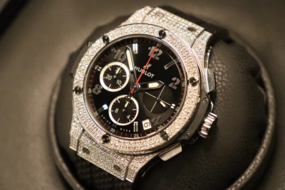 Hublot Big Bang 41mm Steel Factory Diamond 341.SX.130.RX.174 Boxed 2017