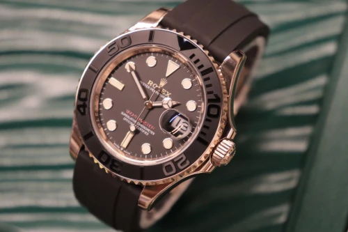 Rolex Yacht-Master 40MM 18K Everose Gold Oysterflex Black Dial 126655 2022 B&P