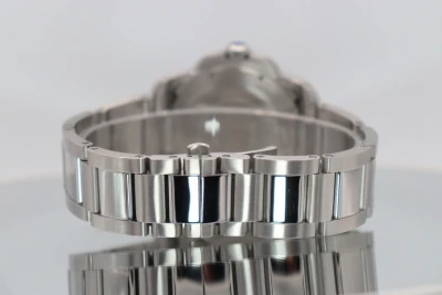 Cartier De Calibre Diver Bracelet Stainless Steel Black Dial 3729 B&P 2016