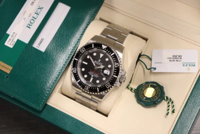 Rolex Seadweller SD43 Red Writing MK1 126600  Steel 50th Anniversary 2017 B&P