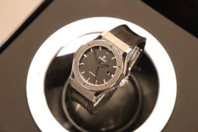 Hublot Classic Fusion Titanium 42MM Black Dial Box & Papers 2017