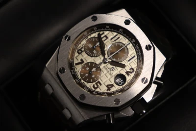 Audemars Piguet Royal Oak Offshore Safari 26470ST 42MM Boxed Circa 2015