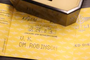 Breitling Colt Chronometre Steel Blue Dial 38mm A74350 Box & Papers 2003