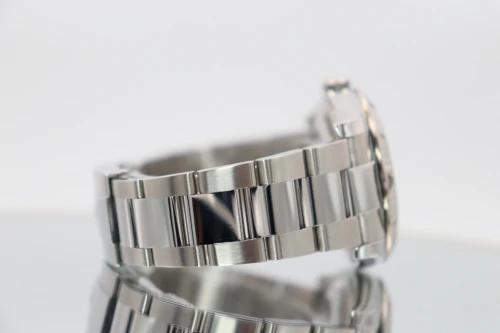 Rolex Turn-O-Graph 36MM 18K White Gold Bezel Black Matte Dial 116264 Circa 2004