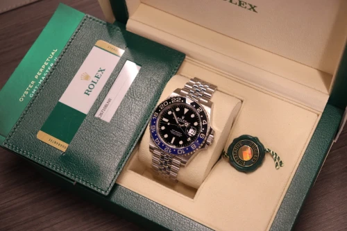 Rolex GMT-Master II 40MM Oystersteel Batgirl Ref. 126710BLNR 2019 Box & Papers