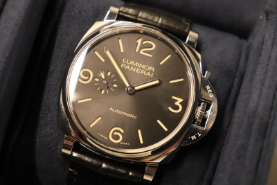 Panerai Luminor Due 45mm PAM00674 Black Dial Stainless Steel Automatic 2017