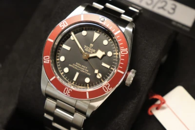 Tudor Black Bay Red Bezel Black Dial Stainless Steel 79230R Box & Papers 2023