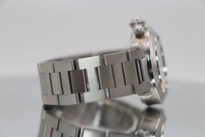 Cartier Pasha 2412 Chronograph Stainless Steel Silver & Black Dial 2000 B&P