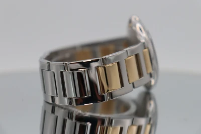 Cartier Ballon Bleu 36MM Automatic 18K Yellow Gold & Stainless 3284 B&P 2013