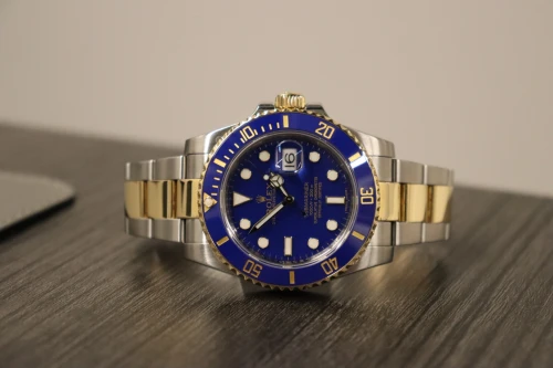 Rolex Submariner 116613LB Blue Dial 40mm Steel & 18k Gold Box & Papers 2013