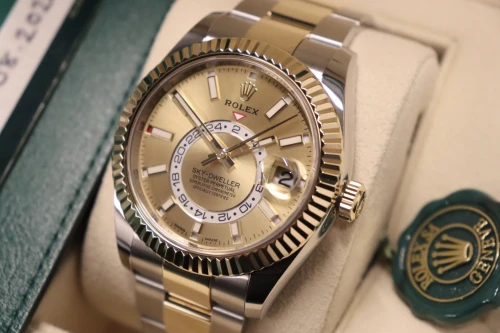 Rolex Sky-Dweller 42mm Steel & Yellow Gold 326933 2020 Box & Papers
