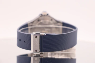 Hublot Big Bang 38mm Steel Blue Dial Diamond Bezel 361.SX.7170.RX B&P 2022