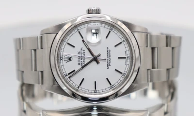 Rolex Datejust 16200 36mm Silver Dial Stainless Steel Oyster Boxed Circa 2005