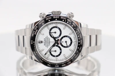 Rolex Cosmograph Daytona 126500LN White Dial Panda Stainless Steel Full Set 2025