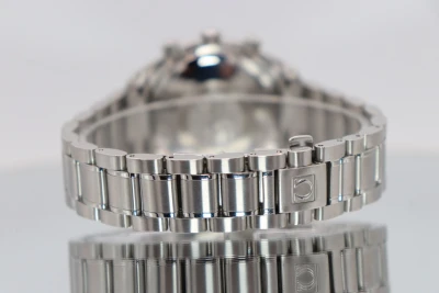 Omega Speedmaster 3523.8 Triple Calander Stainless Steel Blue Dial Circa 2005