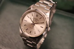 Rolex Airking 34MM Stainless Steel Silver Dial 14000M Boxed Circa 2003
