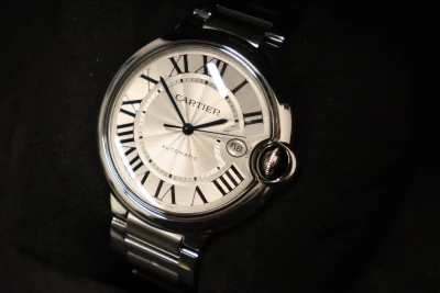 Cartier Ballon Bleu 42MM Stainless Steel Automatic 3765 Boxed Circa 2010