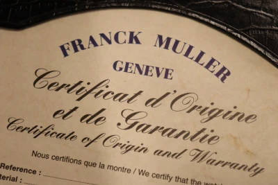 Franck Muller Genève 18K Yellow Gold Factory Diamond Set 2500QZD 2003